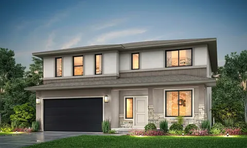 Evergreen plan elevation image